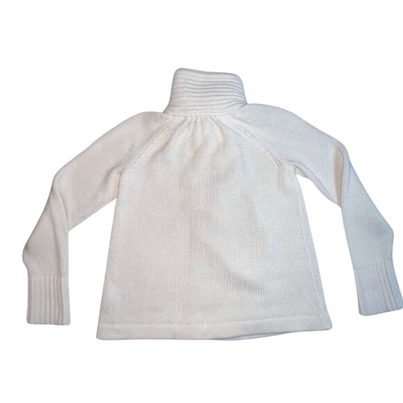 Old Navy Sweater Womens Medium Wrap Ponch Long Sleeve Cottagecore High Neck Cape - Picture 8 of 13